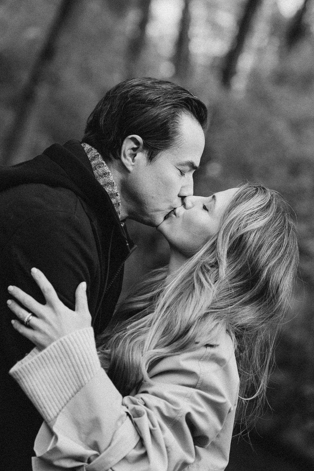 Black and white couples photography Munich