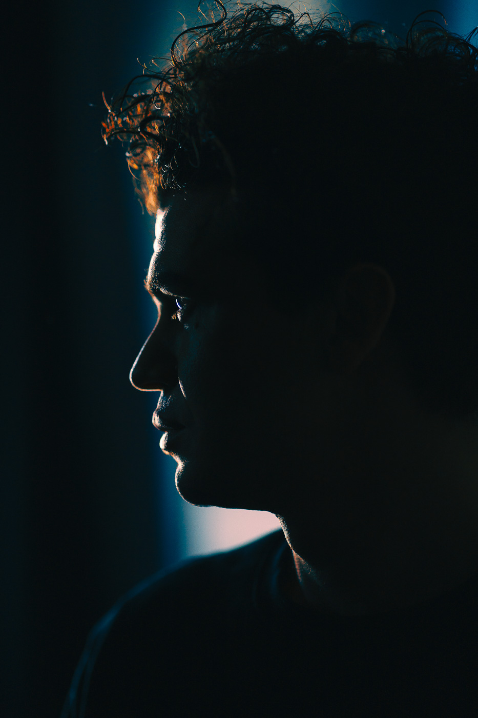 Cinematic male portrait photography Munich